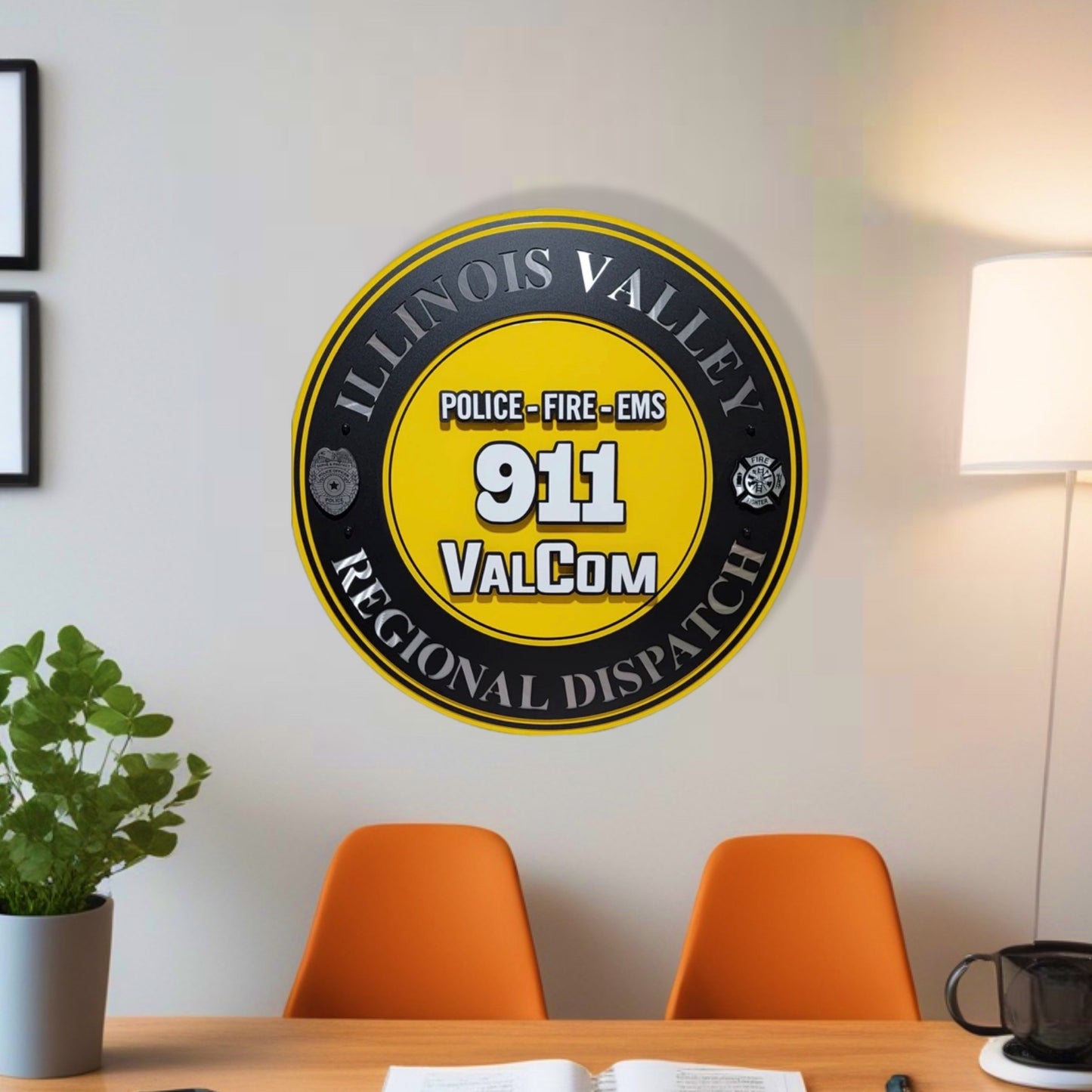 Illinois Valley Regional Dispatch Badge