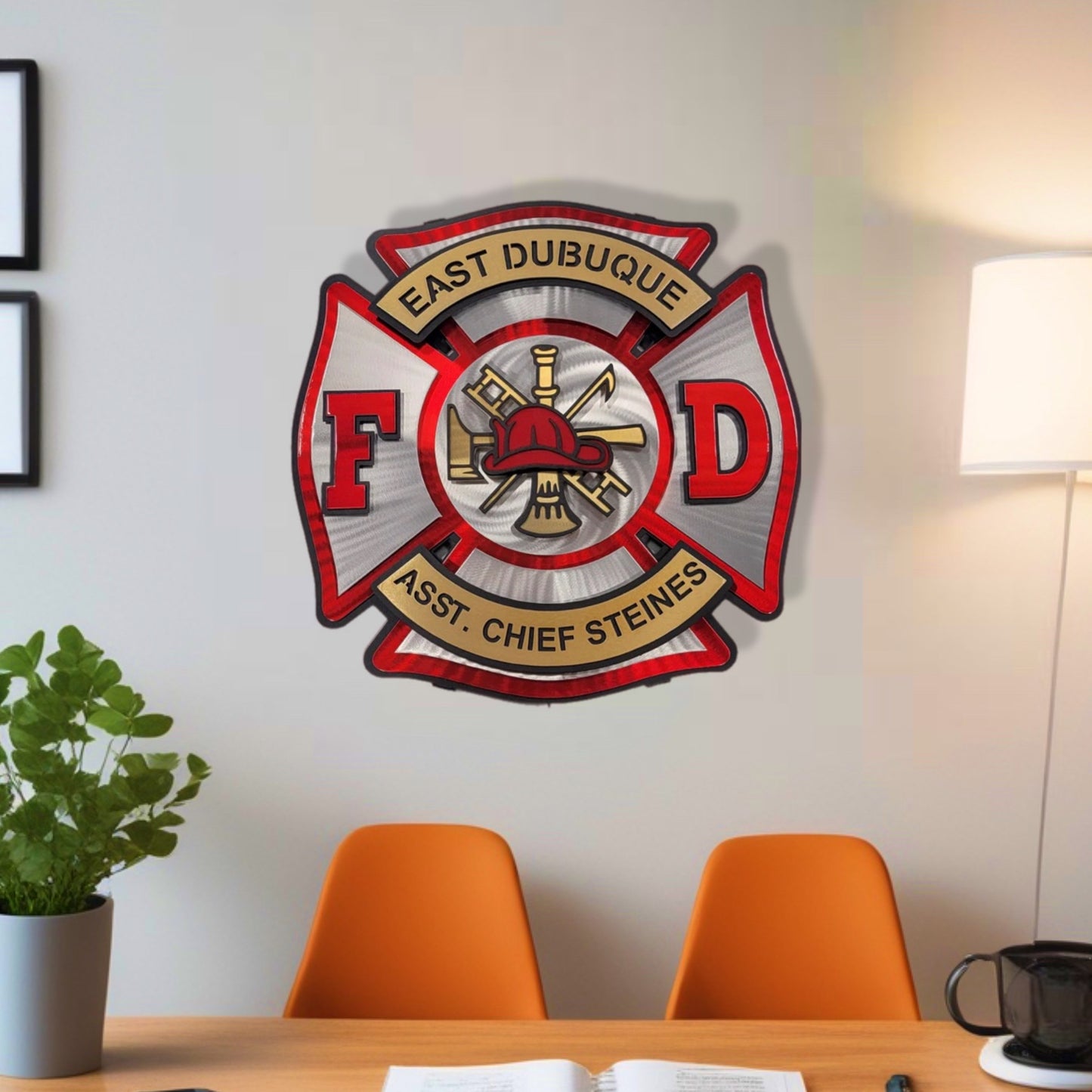 East Dubuque Fire Department Maltese Shield