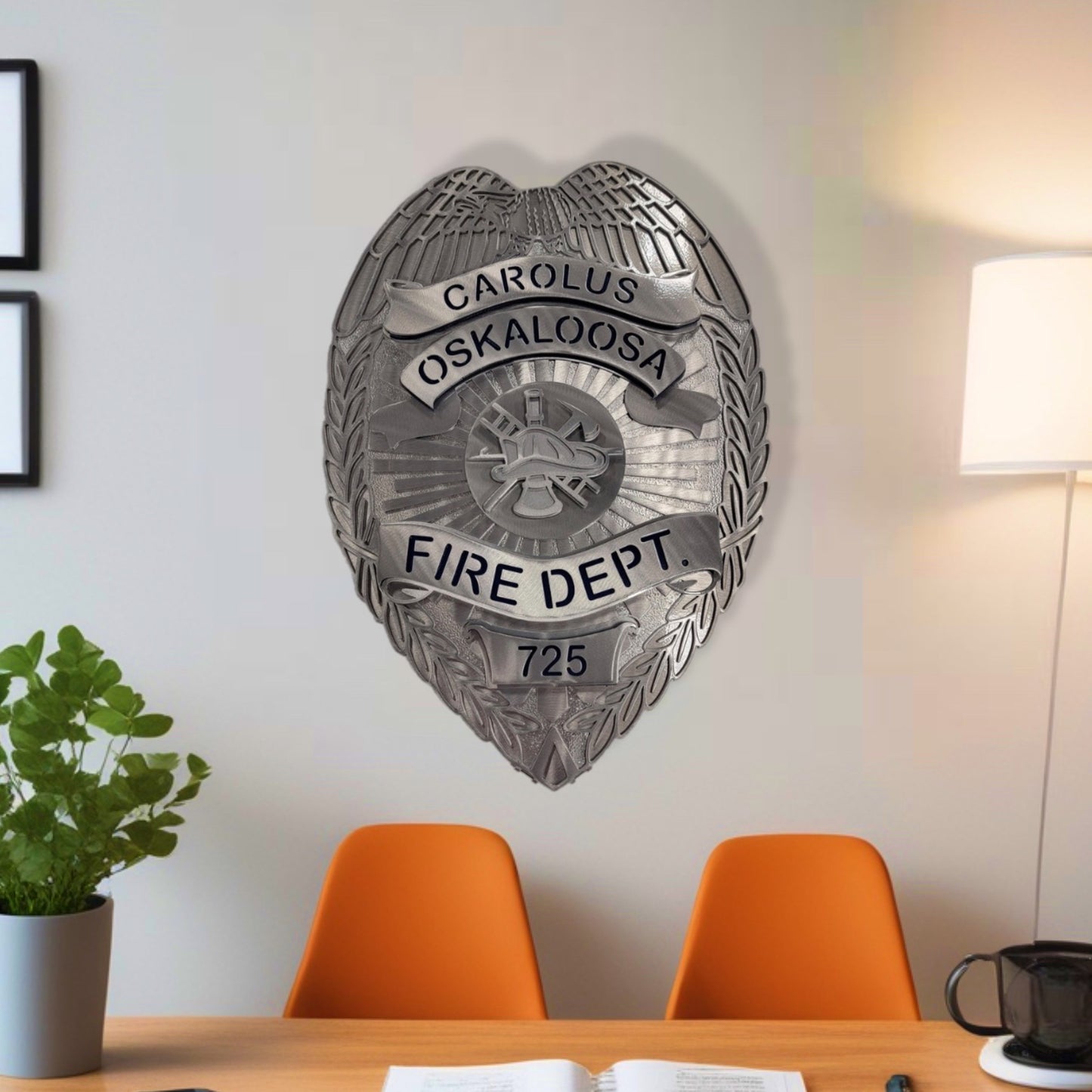 Oskaloosa Fire Dept. Badge
