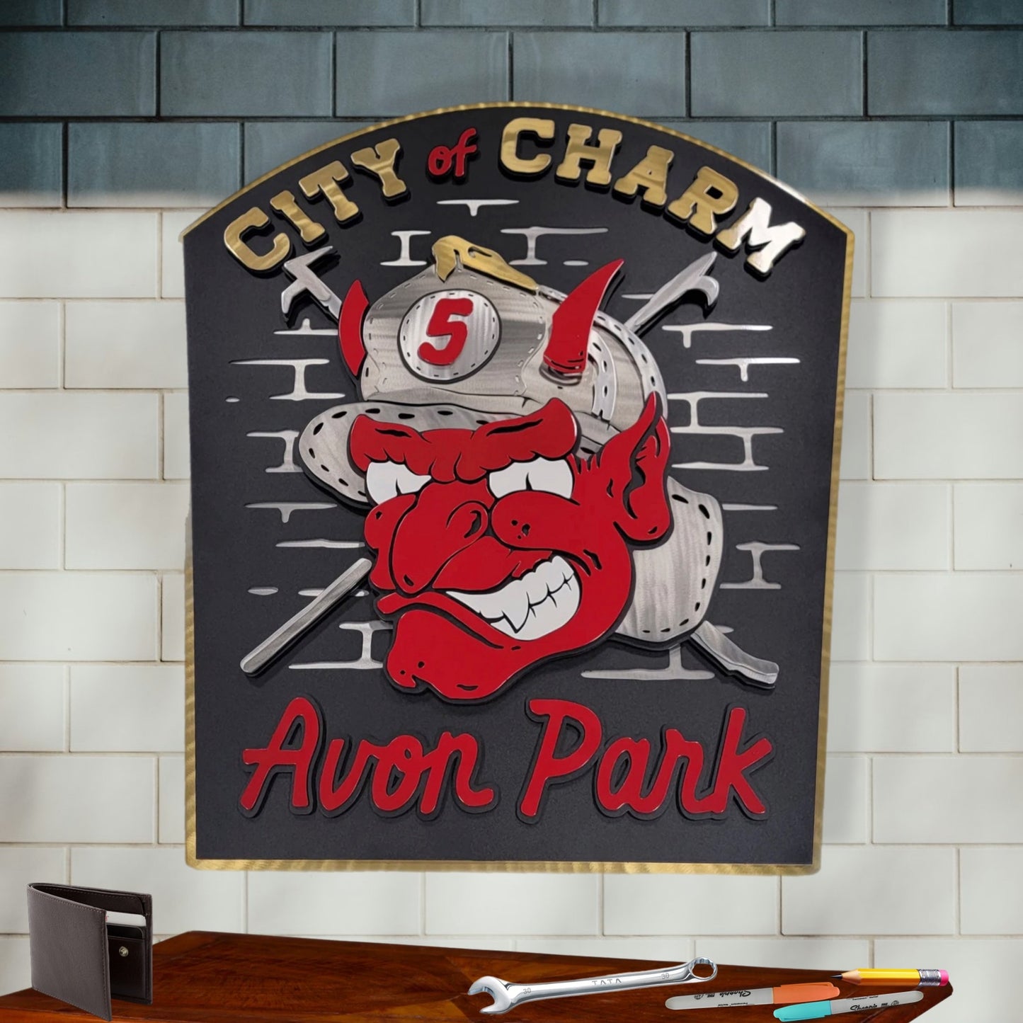 City Of Charm Avon Park Fire Patch