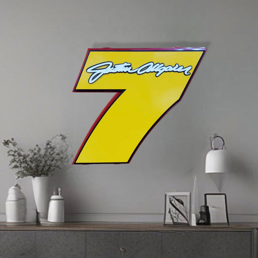 Premier Justin Allgaier #7 3D Signature