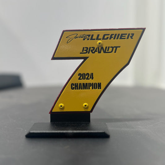 Justin Allgaier #7 2024 Champion 1/64 Tabletop Diecast Display