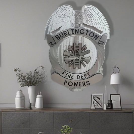 Burlington Fire Dept Badge
