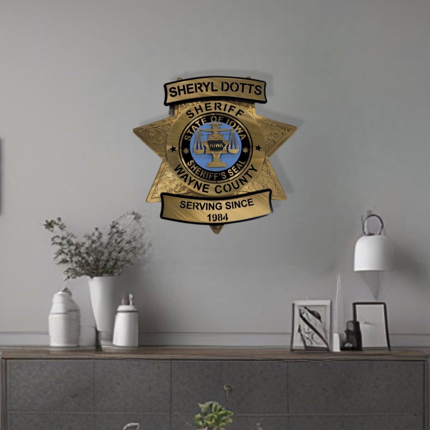 Wayne County Iowa Sheriff Star