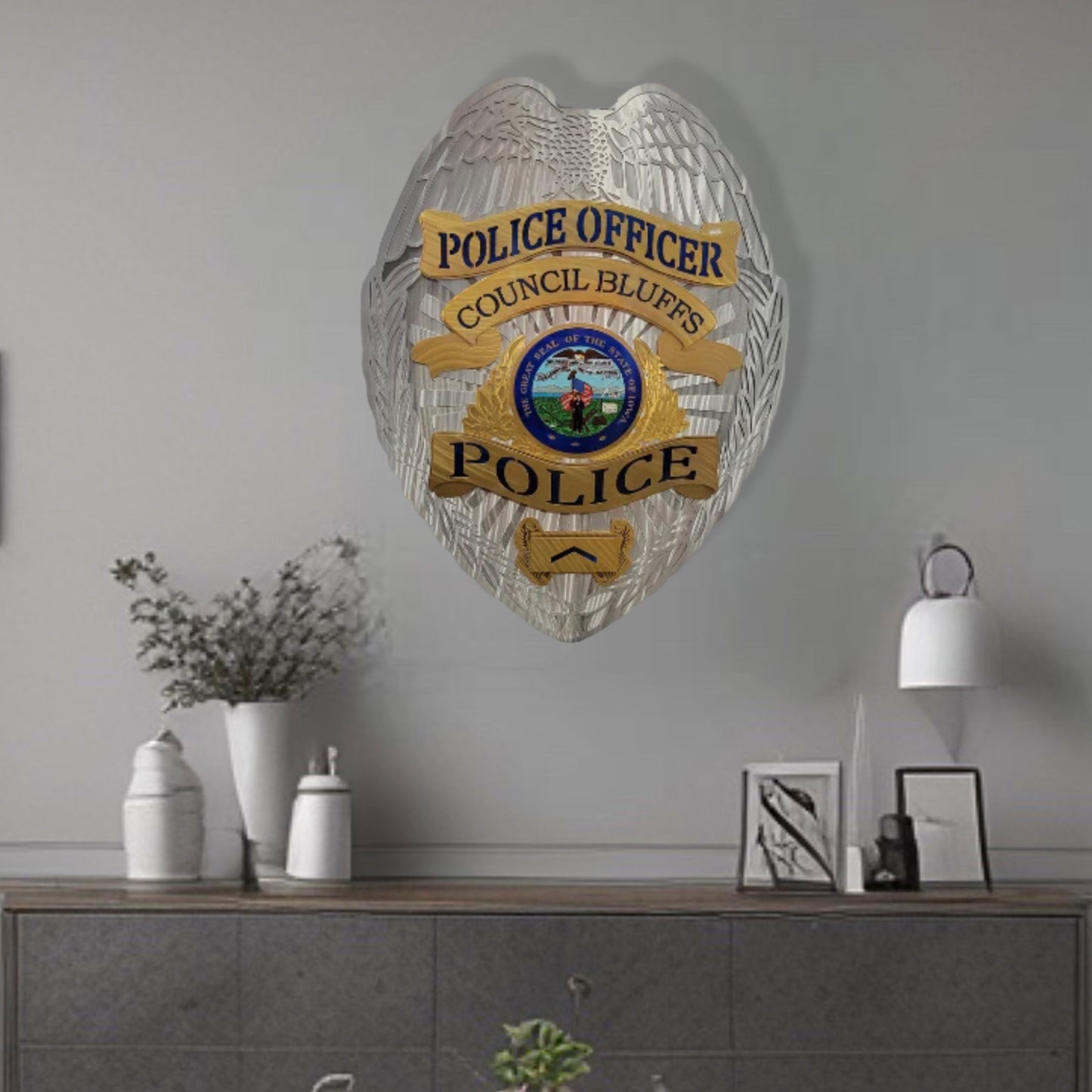 Council Bluffs Police Badge
