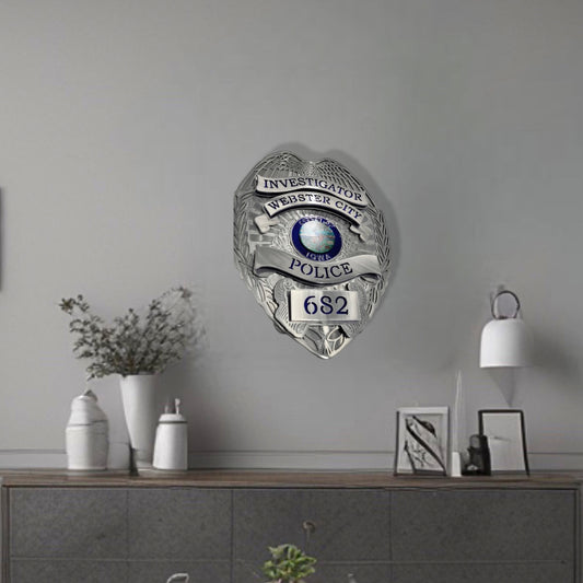 Webster City Police Badge