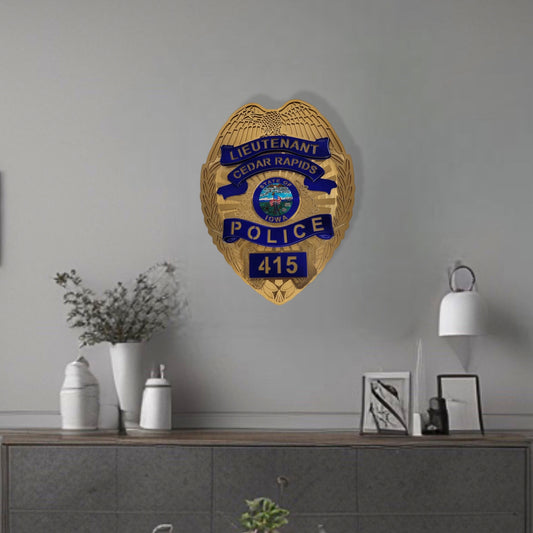 Cedar Rapids Police Badge