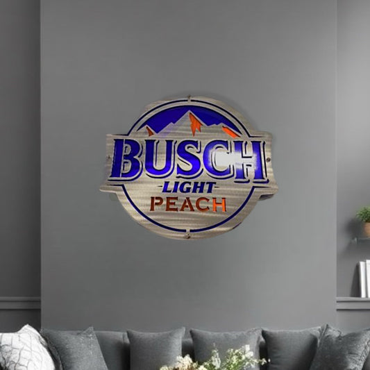 Anheuser-Busch Busch Light Peach Logo