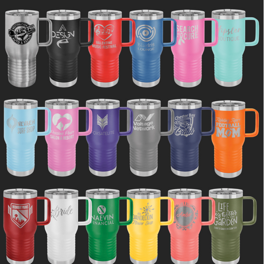 20 oz Travel Mug with Slider Lid