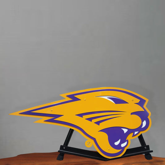 University Of Northern Iowa Panther Head Logo Dorm Room Size