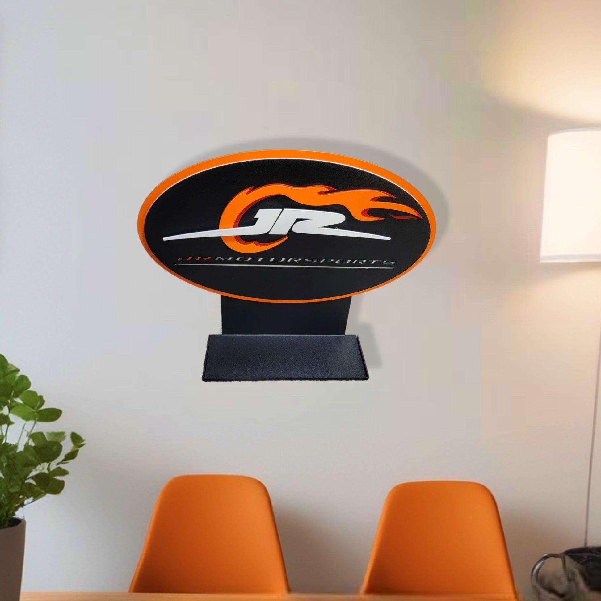 Display on wall for JR Motorsports