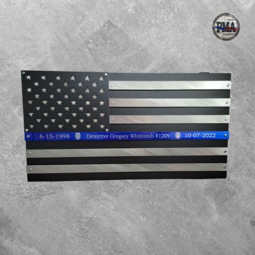 Blue Lives Matter American Flag