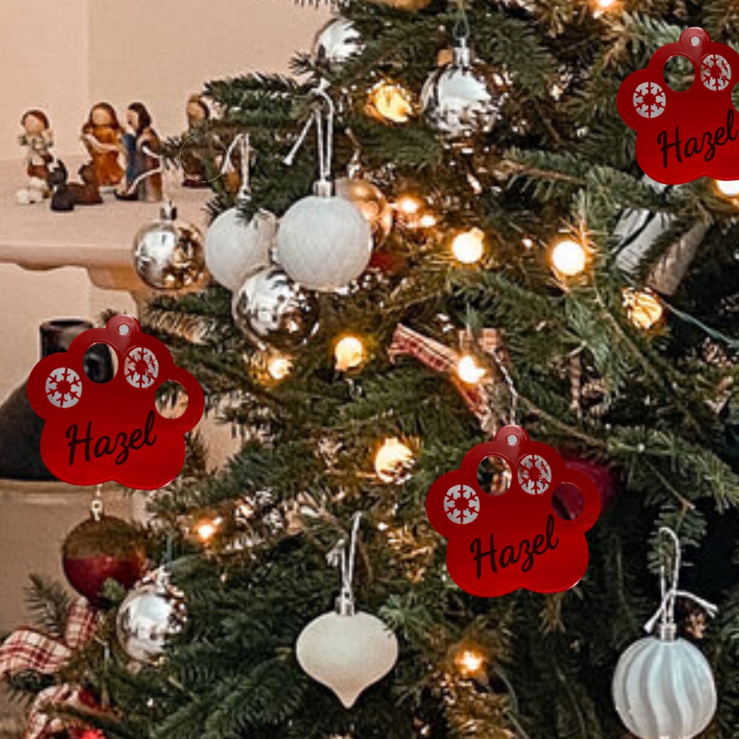 Pet Paw Ornaments