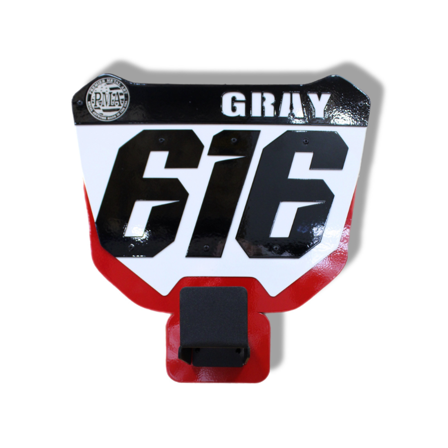 Customized Number Plate Helmet Holder