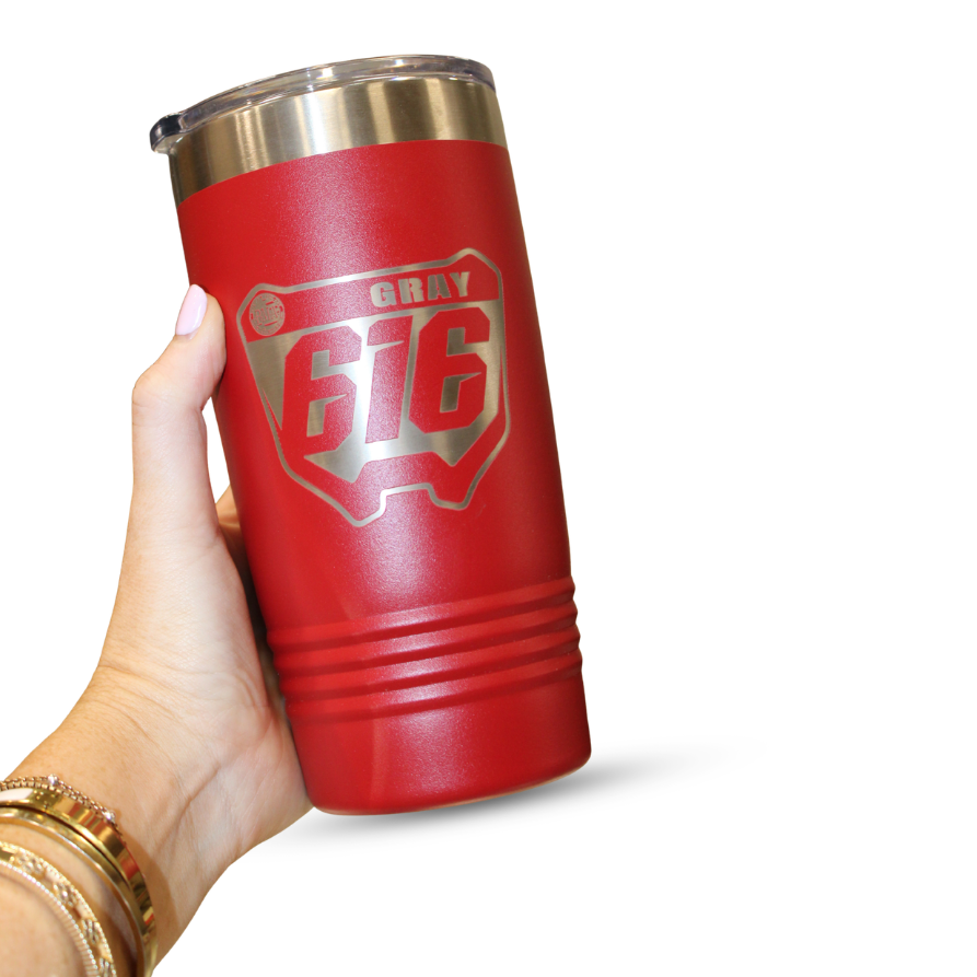 ENGRAVED NAME PLATE CUP 20oz