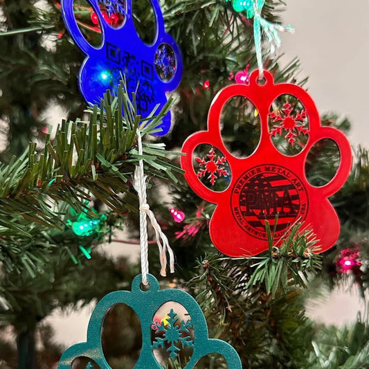 Pet Owner Ornament  Paw Print