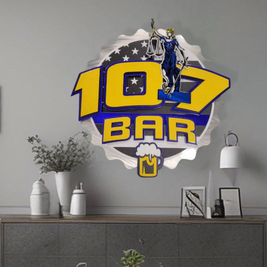 Wall Decor Police Bar Signs