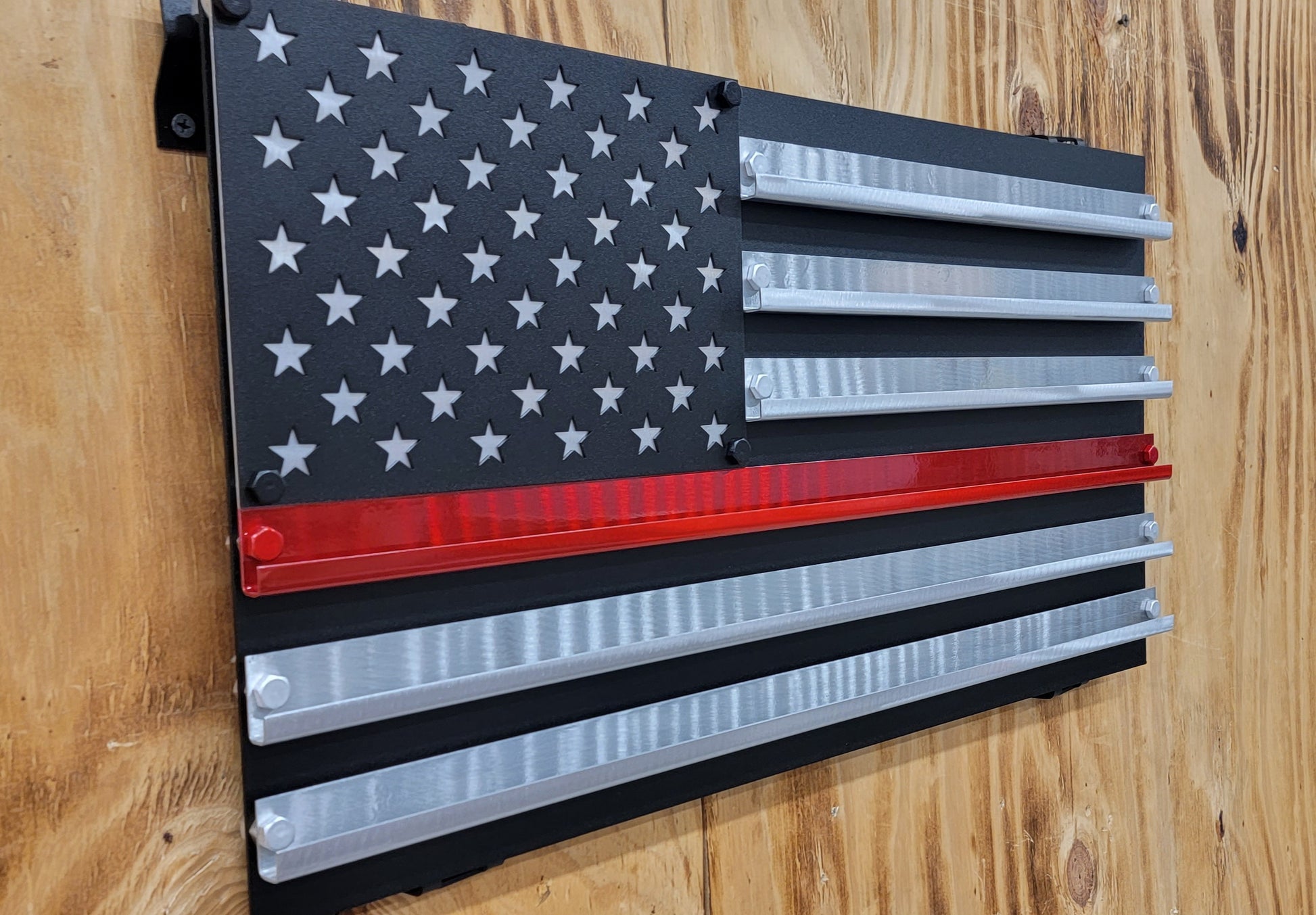 American Flag Challenge Coin Flag Red Line