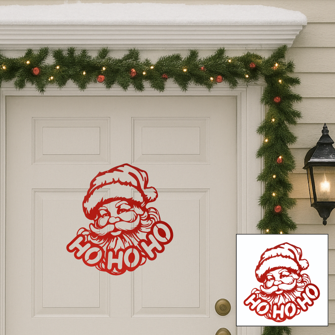 HO HO HO Santa Christmas Monogram