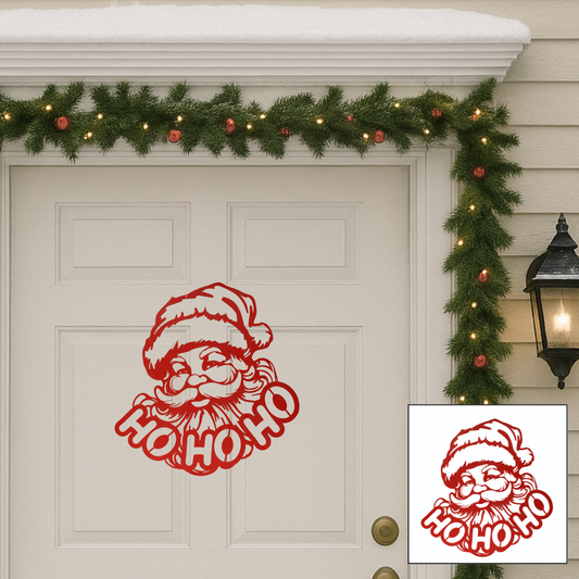 HO HO HO Santa Christmas Monogram