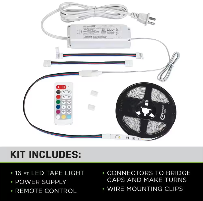 16ft Color Changing LED Light Kit (Do it yourself)