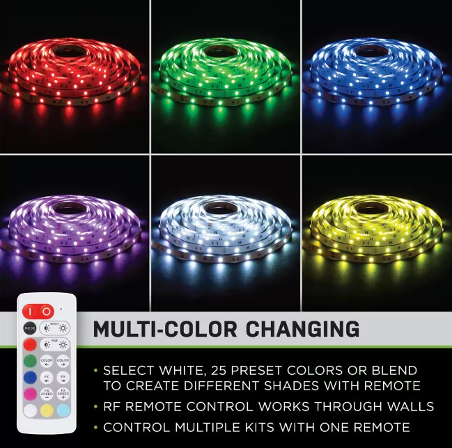 16ft Color Changing LED Light Kit (Do it yourself)
