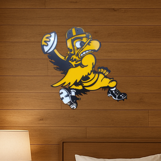 Iowa Hawkeyes Vintage Football Herky