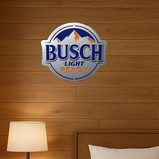 Anheuser-Busch Busch Light Peach Logo - Compressed Series