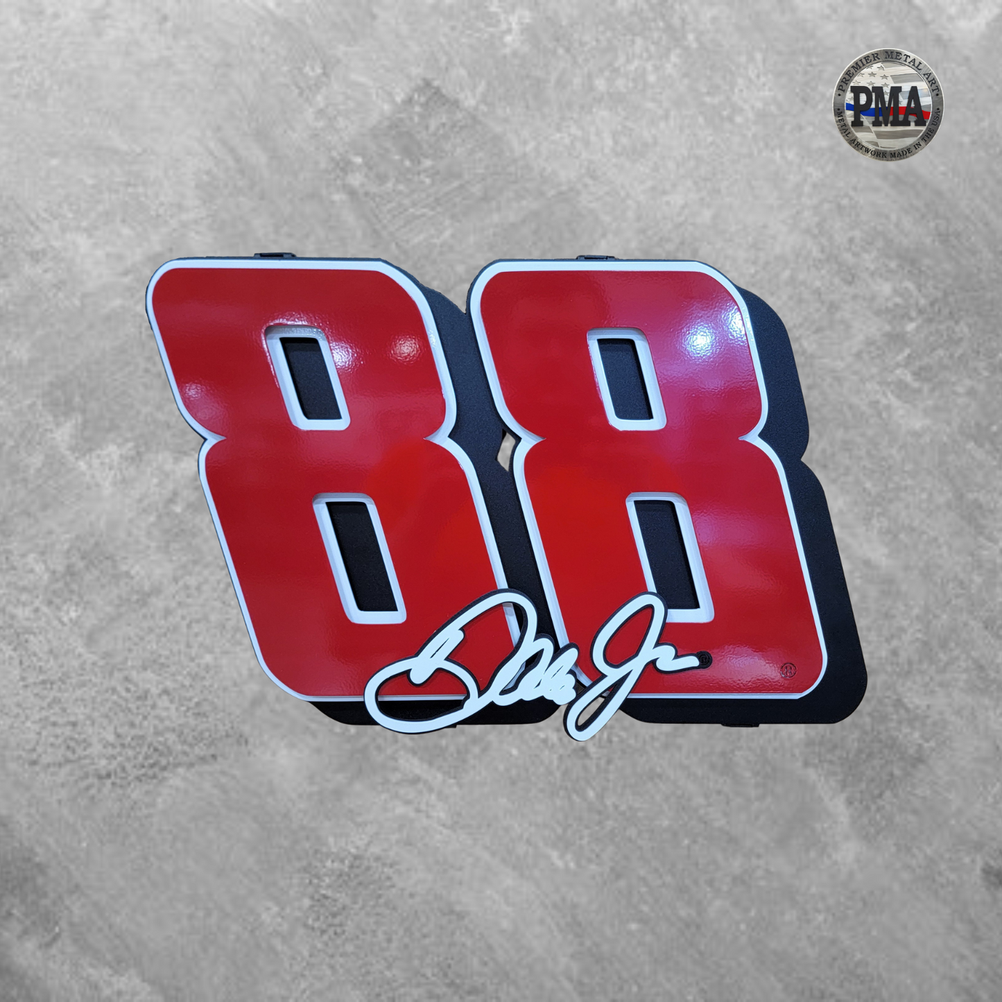 Premier Dale Earnhardt Jr. Red #88 3D Signature
