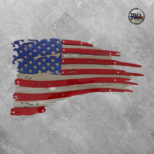 Tattered American Flag