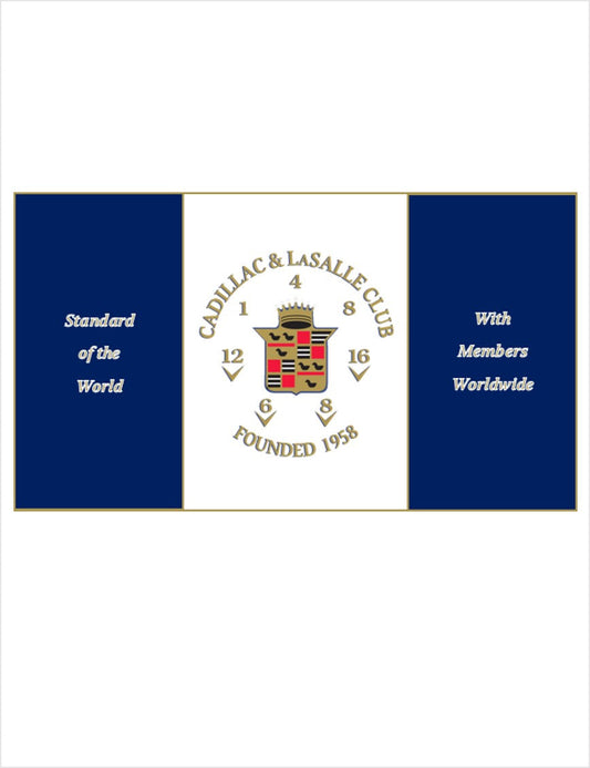 Cadillac & LaSalle Club International Nylon Flag