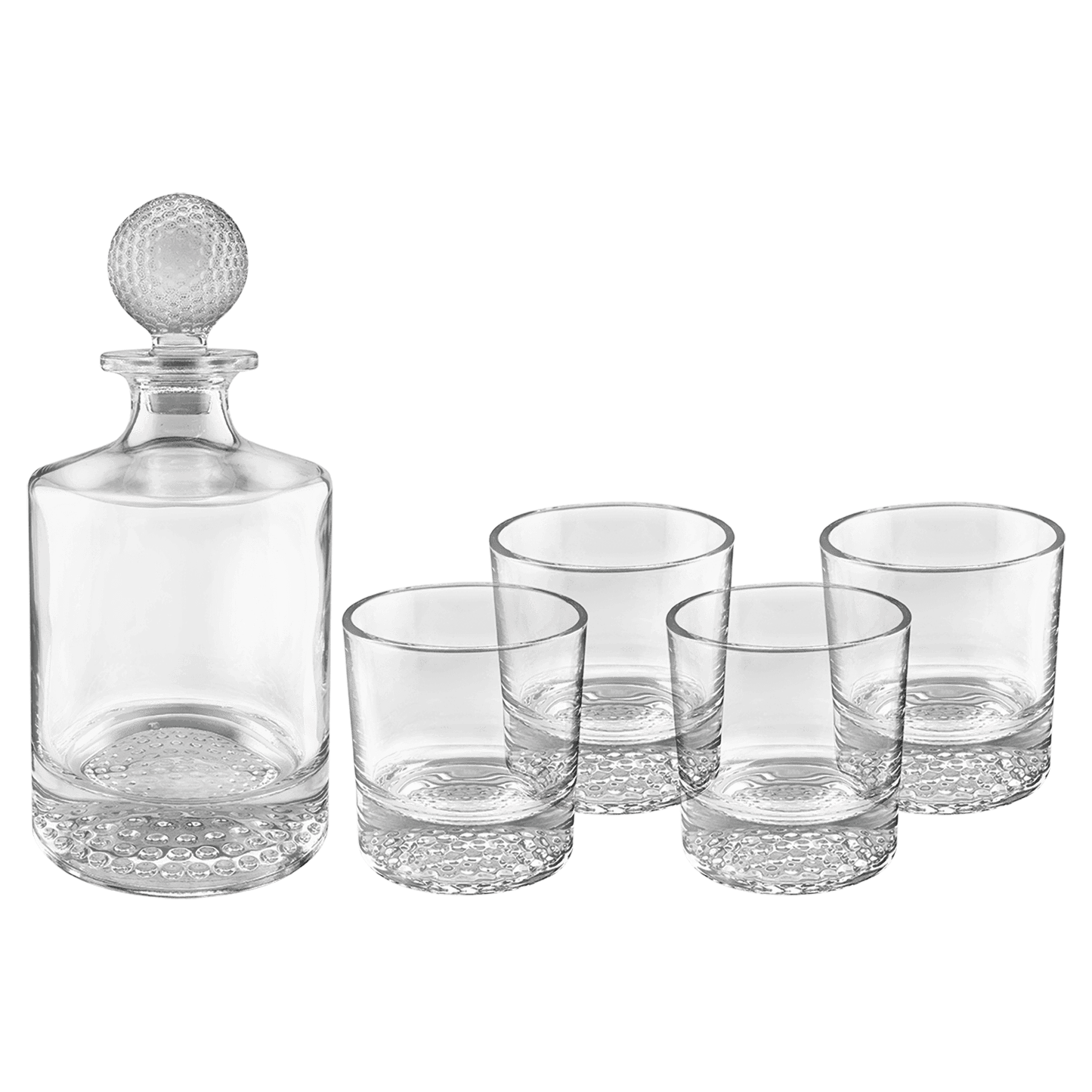 Golf Glass Engraved Decnater