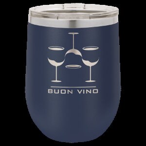 Polar Camel 12 oz Stemless Wine Tumbler with Lid
