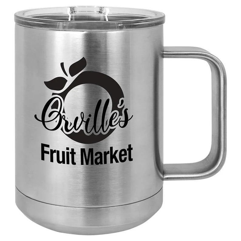Polar Camel 15 oz Coffee Mug Tumbler with lid