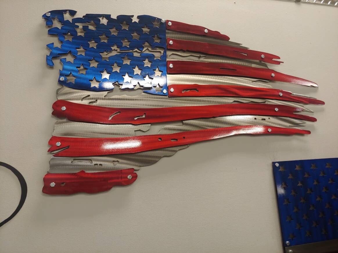 Tattered American Flag