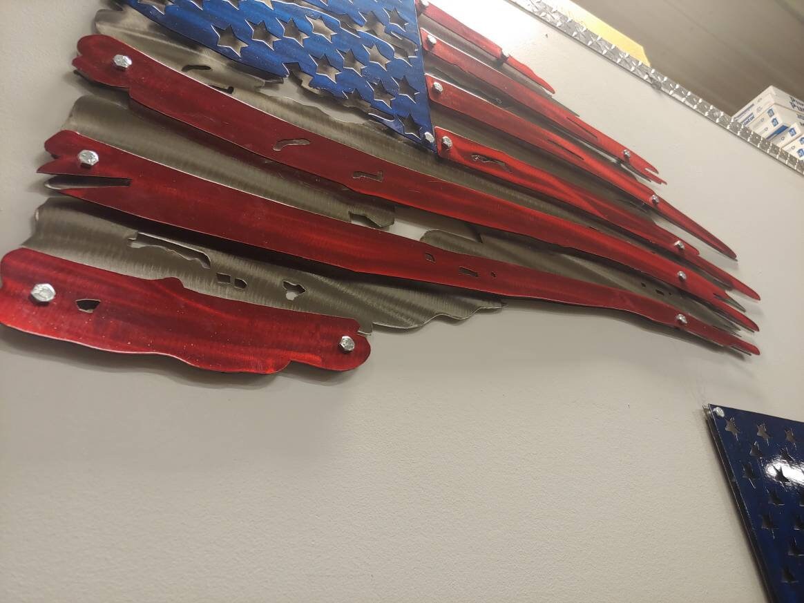 Tattered American Flag