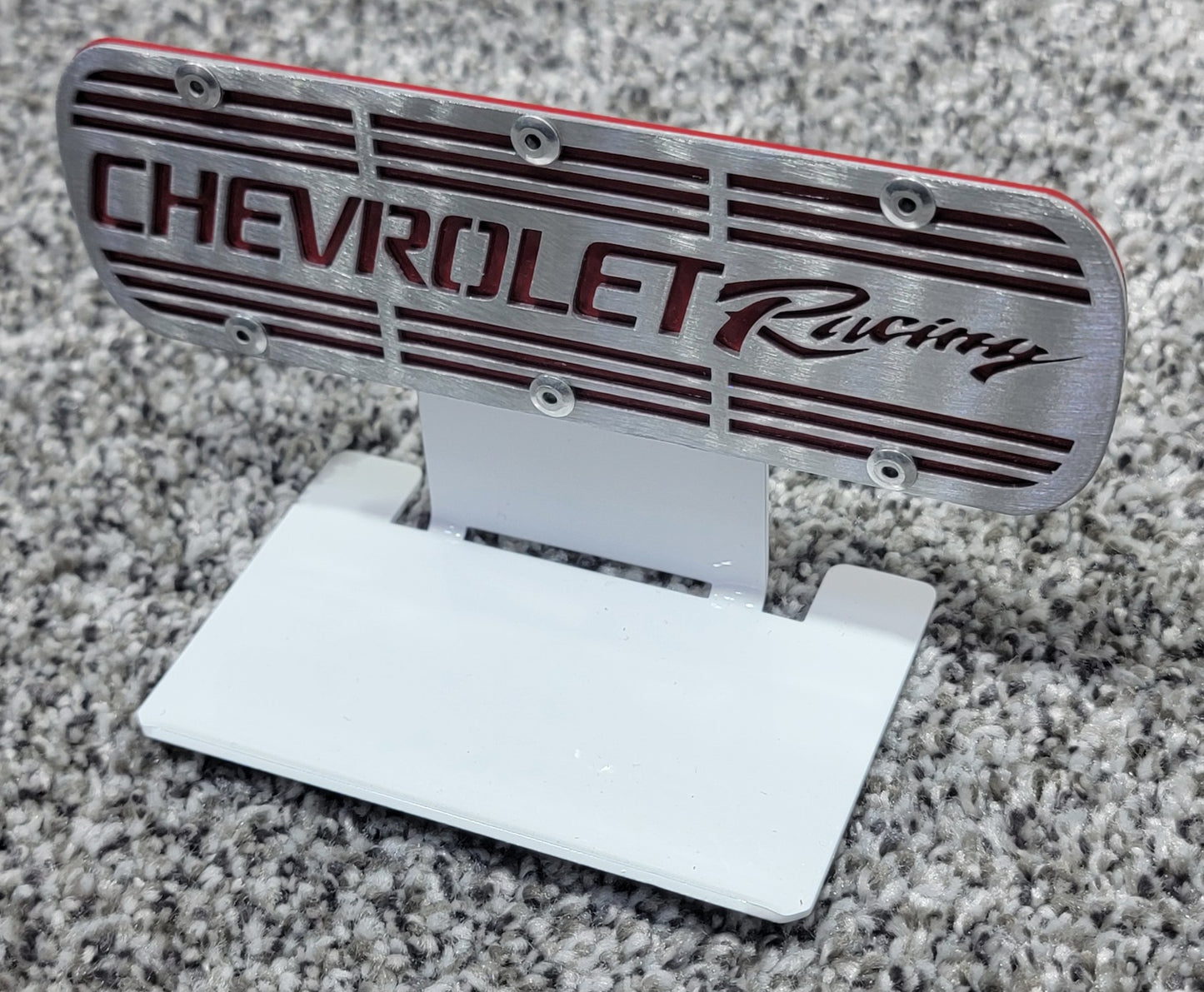 Chevrolet Racing Valve Cover Collection - Magnet And Diecast Display