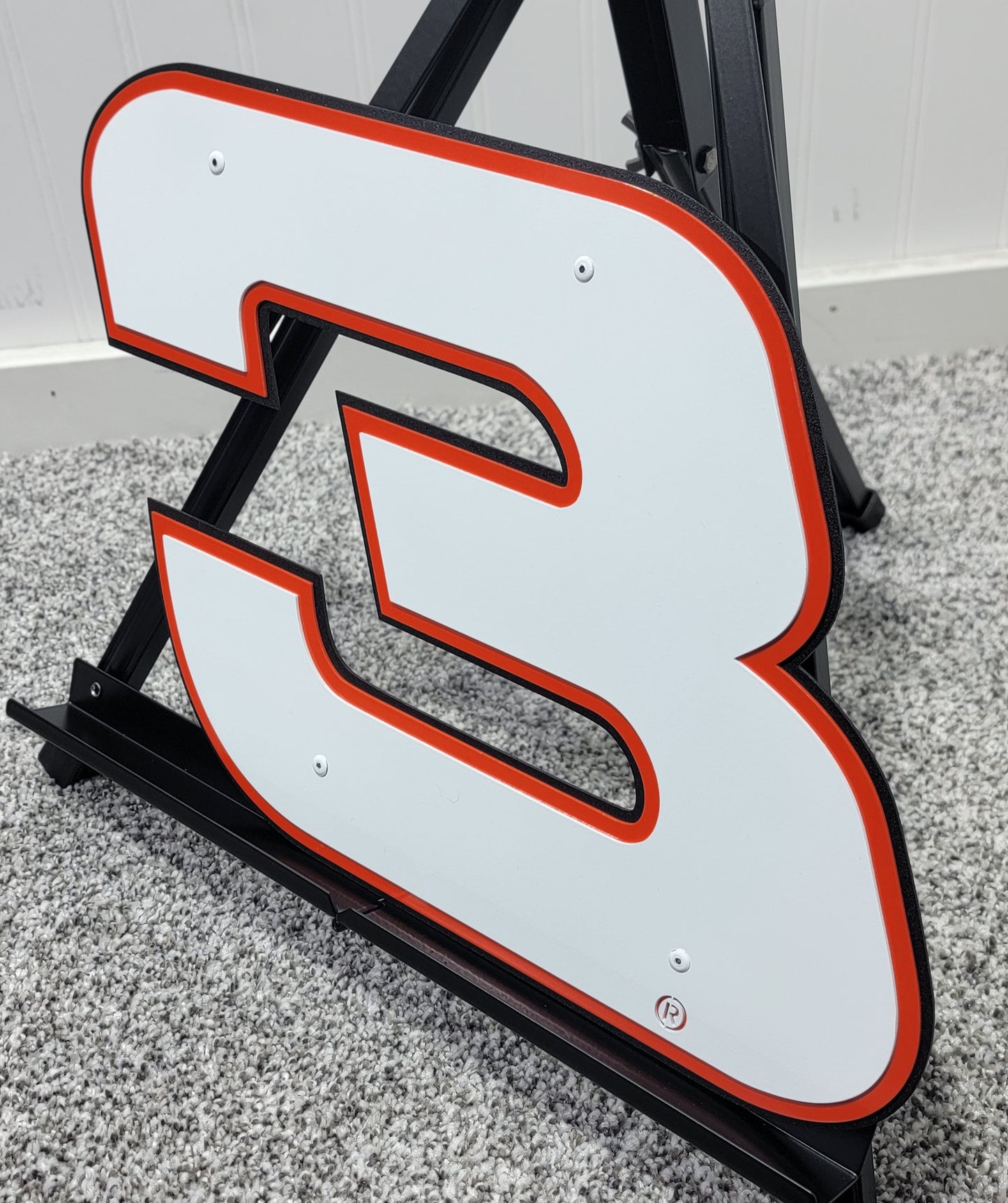 Austin Dillion #3 Plain Sheet Metal Number