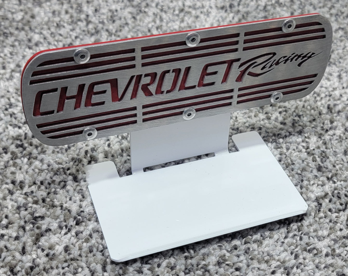 Chevrolet Racing Valve Cover Collection - Magnet And Diecast Display