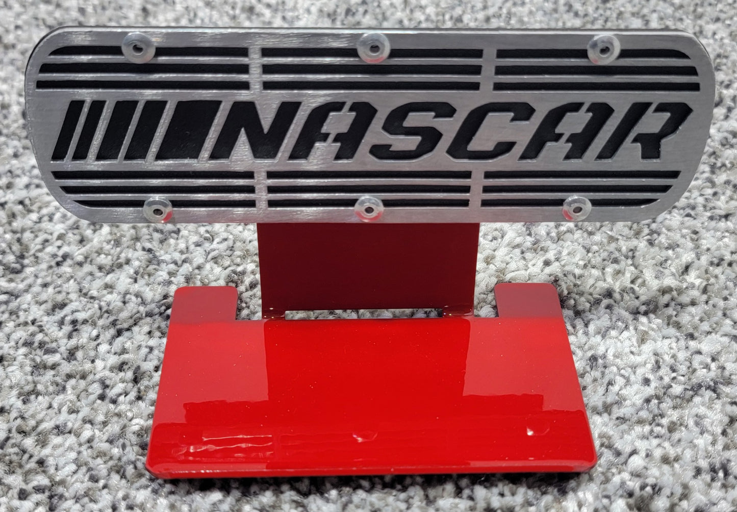 Nascar Racing Valve Cover Collectible - Magnet And Diecast Display