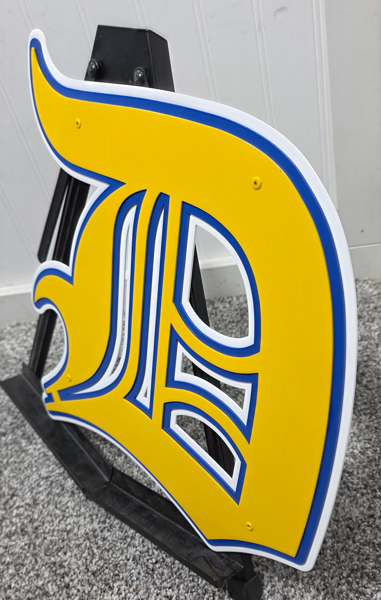 Durant Wildcats Logo Compressed Dorm Room Size