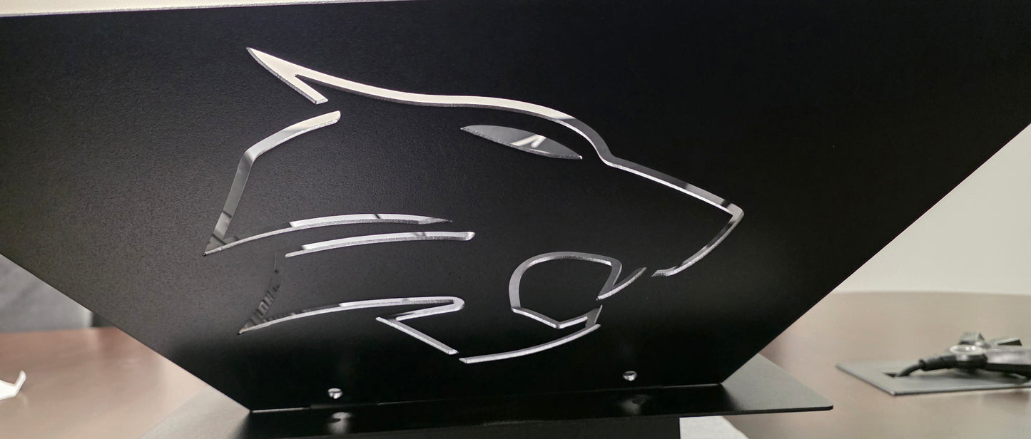 Durant Wildcats Logo Collapsible Firepit