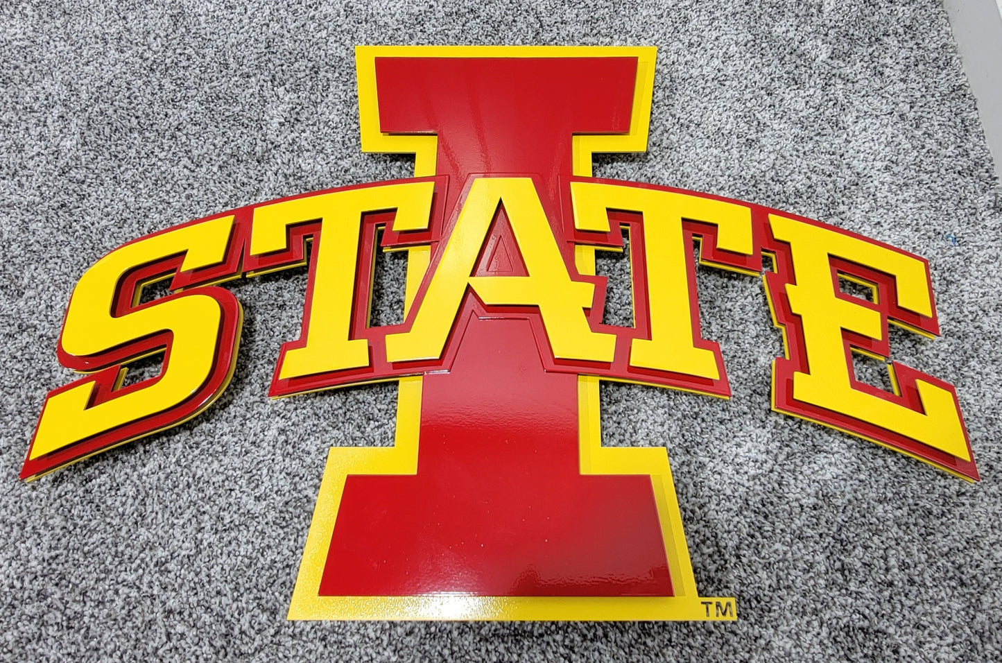 Iowa State "I" with "State"