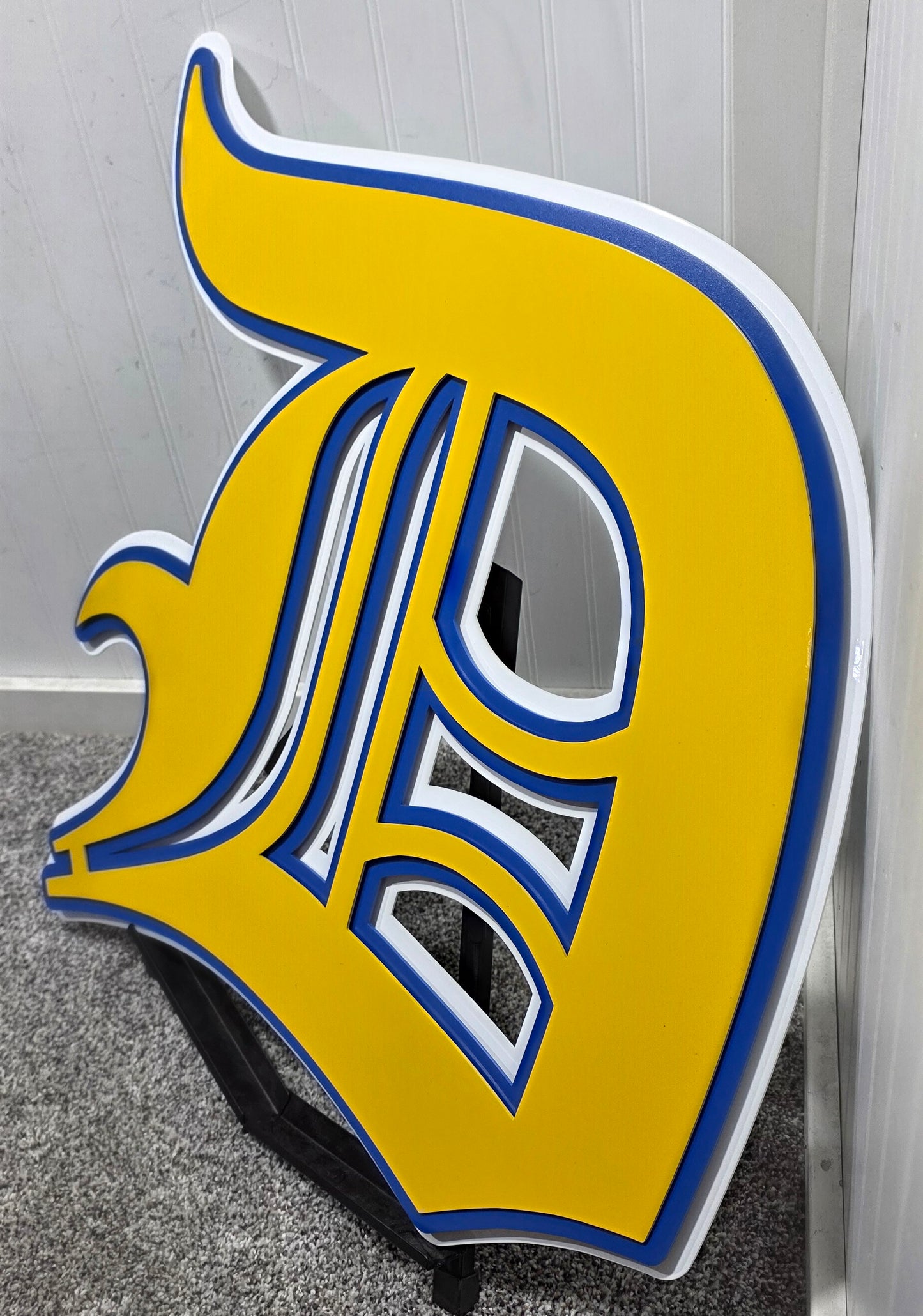 Durant Wildcats Logo Premier 3D Welded Sign