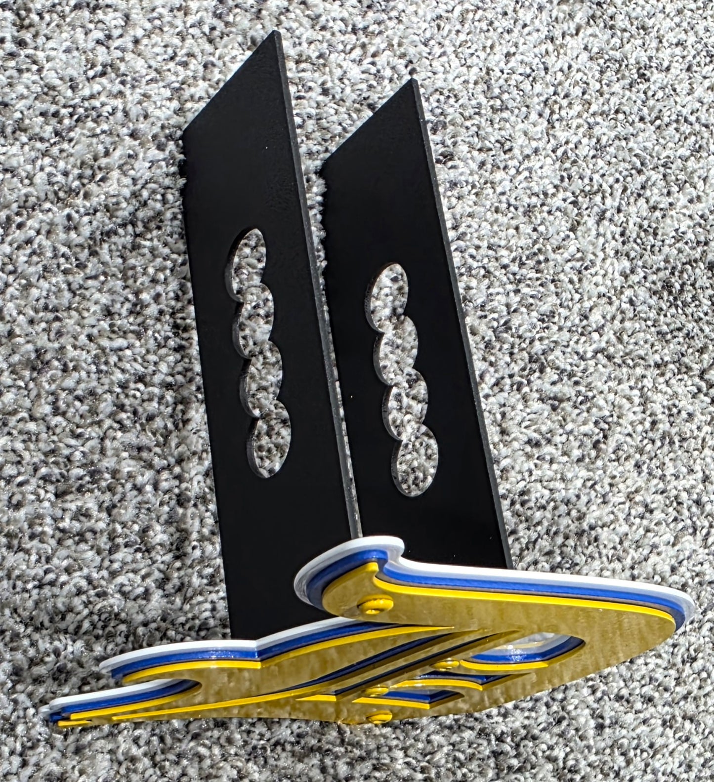 Durant Wildcats Logo Trailer Hitch Cover