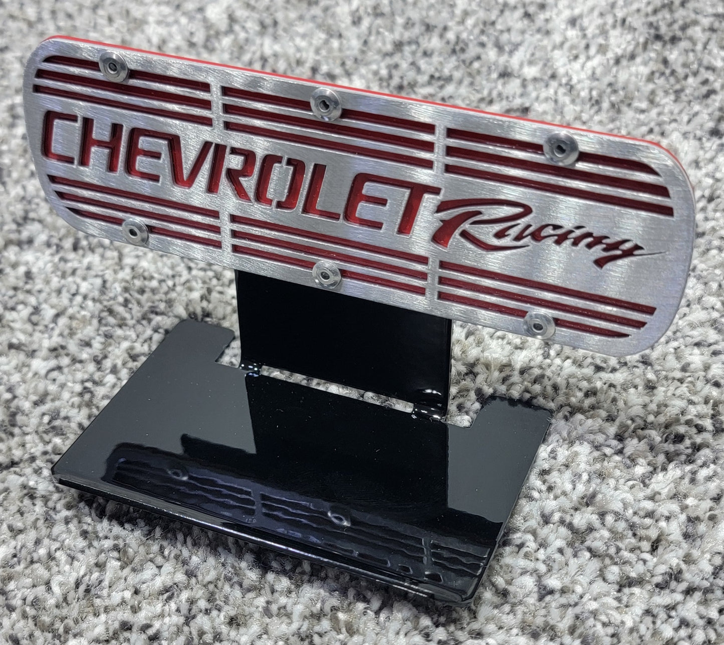 Chevrolet Racing Valve Cover Collection - Magnet And Diecast Display