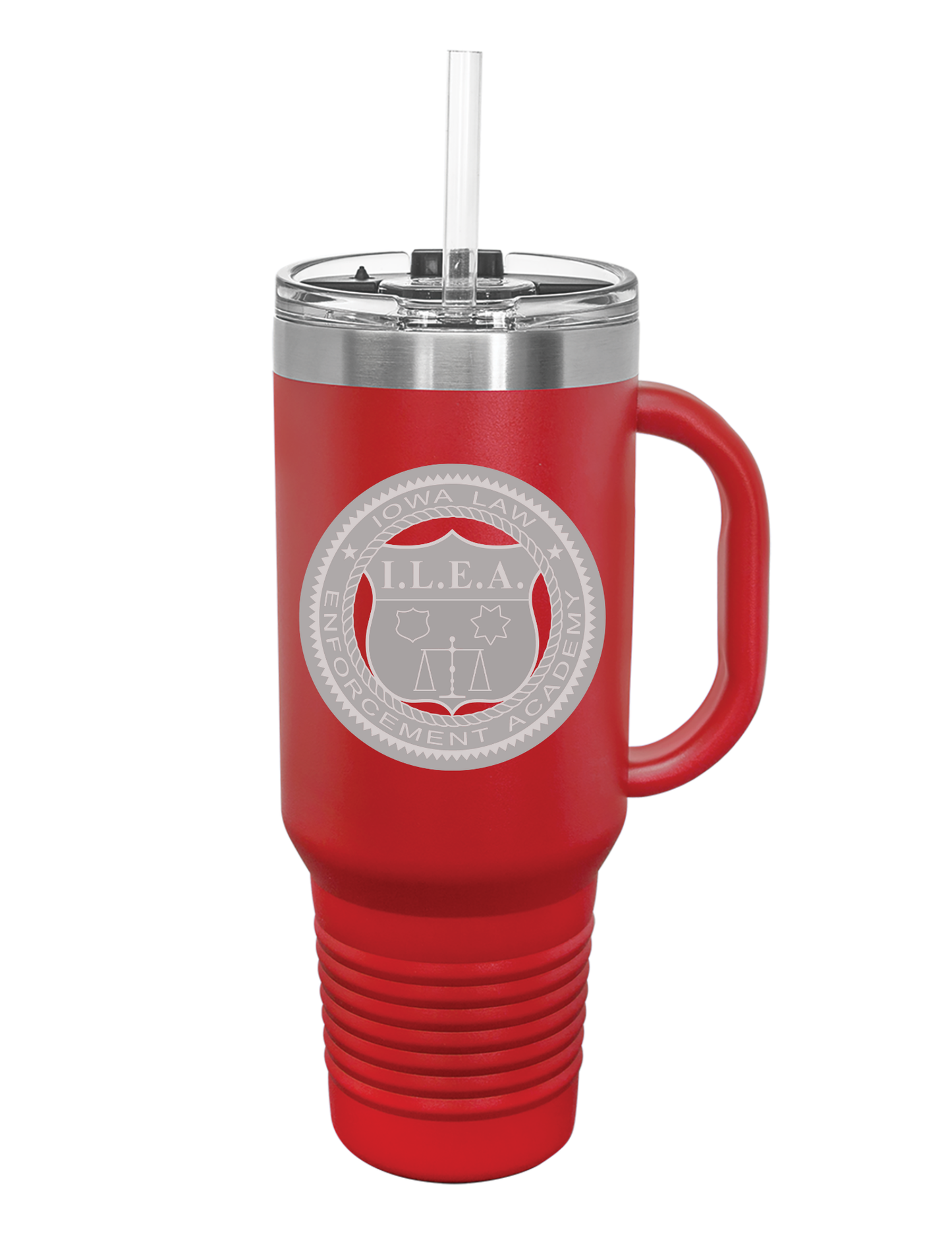 I.L.E.A. Logo 40oz Engraved Travel Mug - Add your class #!