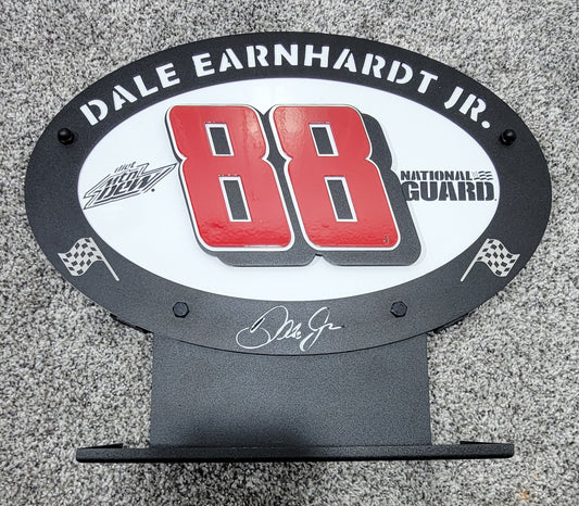 Dale Earnhardt Jr. #88 Oval 3D Premier Metal Diecast Display