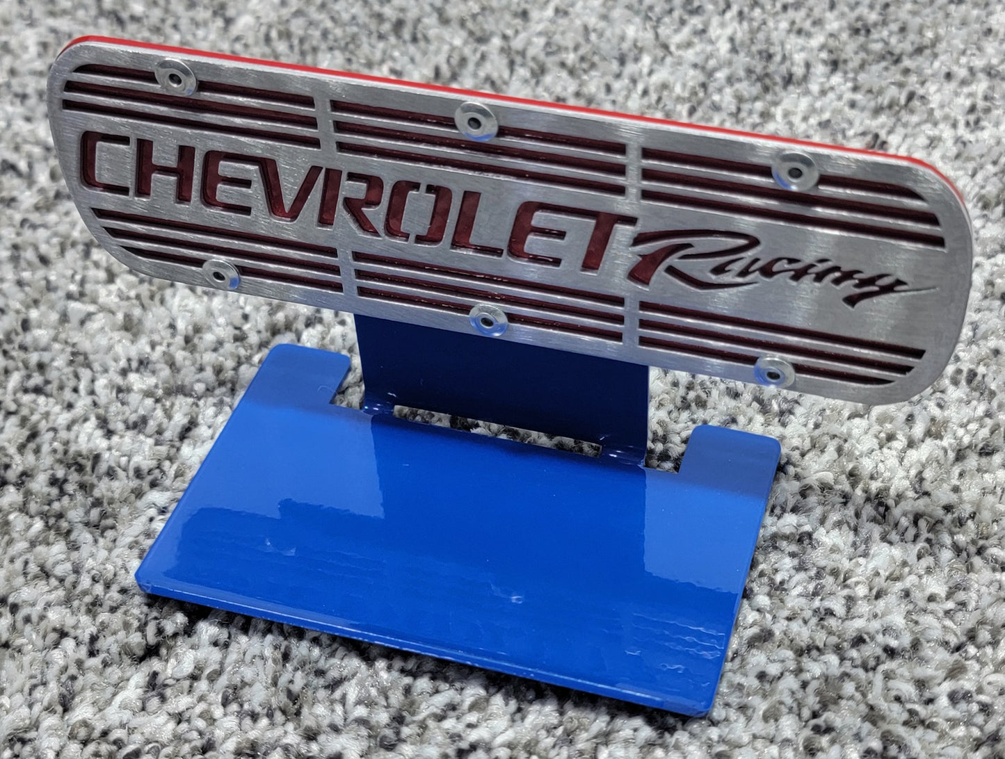 Chevrolet Racing Valve Cover Collection - Magnet And Diecast Display