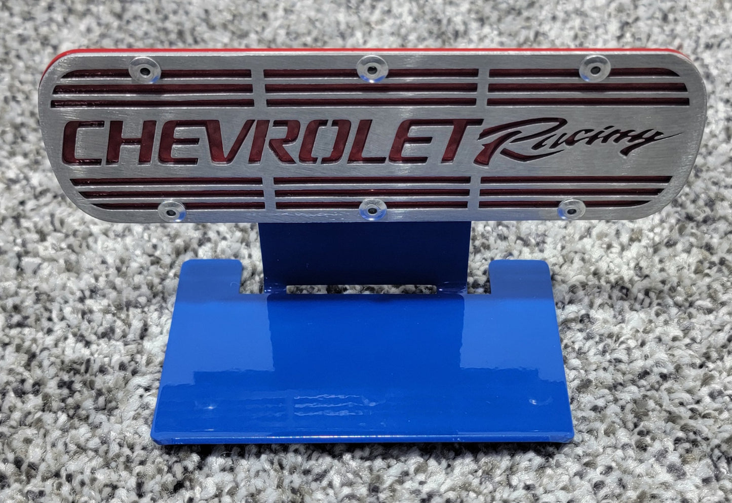 Chevrolet Racing Valve Cover Collection - Magnet And Diecast Display